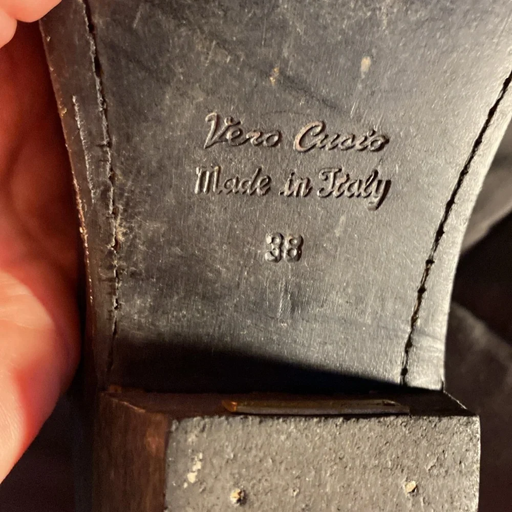 Golden Goose navy /blk cowboy boots - Picture 3 of 3